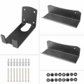 Deemount Bicycle Wall Mount Up to 25KGS Capacity Pedal Hook Wheel Bracket for Bicycle Storage Parking W/ Expansion Bolts|Bicycl