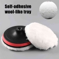 3/4/5/6/7 Inch Car Polishing Pad Disk Imitation Wool Body Beauty Waxing Buffer Self adhesive Disc Auto Care Cleaning Accessories