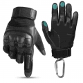 Touchscreen Pu Leather Motorcycle Gloves - Gloves - Ebikpro.com