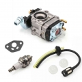 Grass Trimmer Carburetor For Alko BC410 BC 4125 4535 Brushcutter Carburetor Spark Plug Fuel Filter Line Hose Carb Kit|Carburetor