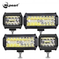 Nlpearl 4'' 7'' Led Light Bar/work Light Offroad 4x4 Led Bar For Jeep Truck Car Tractor Boat Suv Atv Barra Led H
