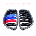 2PCS Carbon M Look Replacement Hood Kidney Grill For BMW F20 F22 E46 E90 E92 F30 F34 F32 G30 E39 E60 F10 E84 F48 X3 X4 X5 X6|Rac