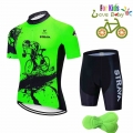 Kids Cycling Clothing Summer Kids Jersey Set Biking Short Sleeve Clothes Suit MTB Children's Cycling Wear 2021|