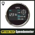 Digital 85mm GPS Speedometer With 7 Color Backlight LCD Display Odometer Adjustable Mileage Trip Counter For Car Boat 12V 24V|Sp