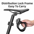 ROCKBROS Bicycle Lock Anti theft Bike Cable Lock MTB Road Cycling Motorcycle Bike Accessories antivol velo candado bicicleta|Bic