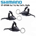 Shimano St-ef500 Shifter 3s 7s 8s Ez Fire Plus Brake Lever 21speed 24speed With Window Mtb Mountain Bike Cycling Part - Bicycle