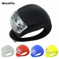 WasaFire New Led Bike Lights Silicone Bicycle Light Head Front Rear Wheel LED Flash Lamp Waterproof Cycling Warning Sport Gift