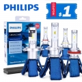 Philips H7 Led H4 H8 H11 H16 9005 9006 9012 Hir2 Hb3 Hb4 Ultinon Essential Led Bulbs For Cars 6000k Auto Headlight Fog Lamps 2pc