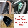 For Chery Tiggo 5x / 7 / 8 Pro 2020 2021 Front Inner Door Armrest Storage Box Decor Cover Kit Trim Car Accessories Interior 2pcs