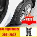 Mudguard Fender Mud Flap Guard Splash Mudguards Car Accessories Auto Styline For Toyota Highlander Kluger XU70 2020 2021 2022|Mu