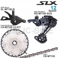 Shimano Slx M7100 1x12v Groupset Shifter Rear Derailleur 12 Speed 10-45t/51t Cassette Sprocket Chain 124l For Mtb Bike Original