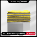 DETAILING KING 300GSM Premium Microfiber Detailing Towel Lint Free Professional Car Rag For Leveling Ceramic Haze Coating| | -