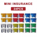 Universal 24pcs Micro Mini Blade Fuse Auto Car Truck Motorcycle Fuses 5a 10a 15a 20a 25a 30a Mixed Sizes - Fuses - ebikpro.