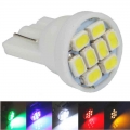 100pcs T10 1206 3020 8smd W5w 194 168 192 Auto Car Wedge 8 Leds Smd Clearance Light Bulb Lamp Styling Wholesales White Blue Red