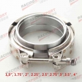 1.5" 1.75" 2" 2.25" 2.5" 2.75" 3" 3.5" 4"Turbo Exhaust V Band Clamp & Mil