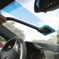 Auto Car Window Cleaner Windshield Windscreen Microfiber Car Cleaning Brush Sponge Tool Long Handle Car Care Glass Towel|Scraper