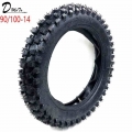 Off Road Tire 90/100 14 with Inner Tube 90/100 14 for Dirt Pit Bike Motocross Off Road Motorcycle 14 inch Rear Wheel|Tyres| -