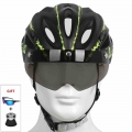 Bicycle Helmet with Goggles Ultralight Pattern MTB Bike Helmet Riding Mountain Road Bike Integrally Molded Cycling Helmets|Bicyc