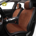 Winter plush car seat cover striped universal car seat cushion black premium luxury car interior Fit for sedan hatchback SUV MPV