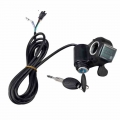 Electric Bike Thumb Throttle with LCD Digital Battery Voltage Display Switch Scooter 12V/24V/36V/48/60/72V|Electric Bicycle Acce