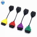 Multi color For Fiat Ecu Scan Adaptor Connector 16pin OBD2 16pin Cable OBD Cable For Fiat Alfa Romeo |Car Diagnosti