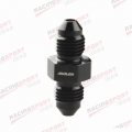 Aluminum Straight AN3 3AN To AN 3 Male Union Fitting Adapter BLACK|Fuel Supply & Treatment| - ebikpro.com