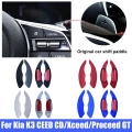 For Kia K3 CEED CD Xceed Proceed GT 2PCS Quality Aluminum Alloy Steering Wheel Shift Paddle Shifter Extension|Steering Wheels &a