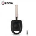 KEYYOU Remote Replacement Fob Car Transponder Key ID48 Chip For VW Volkswagen B5 Passat SKoda SEAT Key Shell Case HU66 Blade|Car