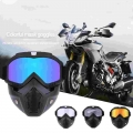 Motorcycle Shark Helmet Goggles Motocross Helmet Glasses Retro Windproof Open face Helmets Goggles Mask|Motorcycle Glasses| -