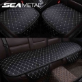Car Seat Cover PU Leather Soft Car Seat Cushion Protector Front Rear Seat Cover Set Breathable Pad Mat Auto Interior Accessories
