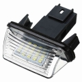 1pc 12v 18led Car License Plate Light 12v 6500k Lamp For Peugeot 206 207 307 308 406 407 For Citroen C3 C4 C5 C6 - Signal Lamp -