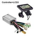Electric Bike Controller 24v 36v 250w 350w Brushless 6 Mosfet 17a Kunteng Controller With Kt Lcd4 Lcd5 Display Ebike Controller