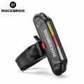 ROCKBROS Bicycle Light Waterproof Bike Taillight LED USB Rechargable Safety Back Light Riding Warning Saddle Bike Rear Light|Bic