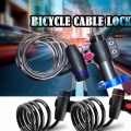 Bike Cable Lock Bicycle Wire Anti theft Tool Bicycle Supplies Universal Lock Bike Security Lock With Stainless Steel Cable Coil|