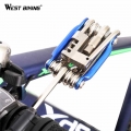 WEST BIKING Bike Multi Portable Ferramenta Kit Wrench Spanners Multifunctional Repair Mtb Bicycle Cycling Maintenance Tools Sets