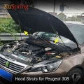 Car Bonnet Hood Support Hydraulic Rod Strut Bars Lift Spring Shock Bracket For Peugeot 308 T9 2013 2014 2015 2016 2017 2018 2019