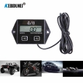 Oversea Digital Engine Tach Hour Meter Tachometer Gauge Inductive Display for Motorcycle Motor Marine Chainsaw Pit Bike Boats|In