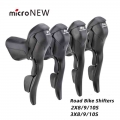 Micronew Road Bike Shifters 3x7 3x8 3x9 3x10 Speed Brake Lever Bicycle 2x7 2x8 2x9 2x10 Speed Derailleur For Shimano - Bicycle D