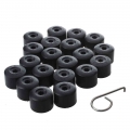20Pcs Car Wheel Cover Hub Nut Bolt Covers Cap 17mm Auto Tyre Screws For Volkswagen Golf MK4 Exterior Protection Accessories|Nuts