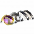 W glasses 3 Snap 3/4 Helmet Shield with FLIP UP Hinge for TORC T50 Vintage Motorcycle Helmets|Helmets| - Ebikpro.com