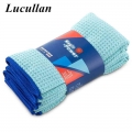 Lucullan Magic Power Super Absorbancy Waffle Weave Cloth 30X40CM 380GSM Microfiber Towels For Glass Paint and Interior|Sponges,