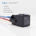 Waterproof Automotive Relay 12v 24v 4pin 5pin 4p 5p 40a Car Relay With Copper Terminal, Auto Relay With Relay Socket
