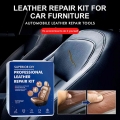 Leather Repair Kit Car Care Tools Scratch Remover Leather Restorer for Car Seats Sofa Furniture Couch|Paint Cleaner| - Officem