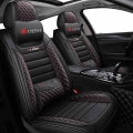 Black Leather Car seat covers For alfa romeo 147 giulietta stelvio mito 156 accessories|Automobiles Seat Covers| - Officematic