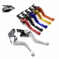 Universal Motorcycle CNC Brake Clutch Levers aluminum Shorty Adjustable Levers For brake pump for Honda GROM MSX 125 2013 2015