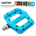 Mzyrh Ultralight Seal Bearings Bicycle Bike Pedals Cycling Nylon Road Bmx Mtb Pedals Flat Platform Bicycle Parts Accessories - B