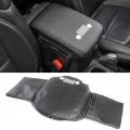 YCCPAUTO 1Pcs Leather Armrests Box Pad Cover For Jeep Wrangler JL 2018+ Accessories Armrest Box Storage Bag Car Styling|Automobi