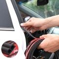 Car Door Seal Strips Sticker B Shape Weatherstrip Rubber Seals Sound Insulation Sealing Strip Automobiles Interior Accessories -