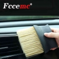 Car Air Conditioner Vent Slit Paint Cleaner Spot Rust Tar Spot Remover Brush Dusting Blinds Keyboard Cleaning Brush Car Wash|Spo