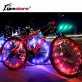 20 luces LED de colores para bicicleta, luz de bicicleta de carretera de montaña, lámpara de rueda de radios para ciclismo, acce